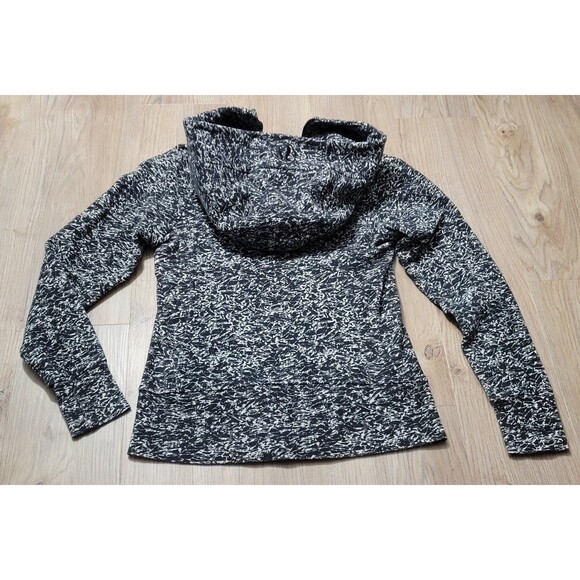 Lululemon Scuba Full Zip Hoodie Iced Wave black white size 4 - Picture 2 of 8